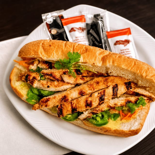 BM1. Grilled Chicken or Pork Sandwich.