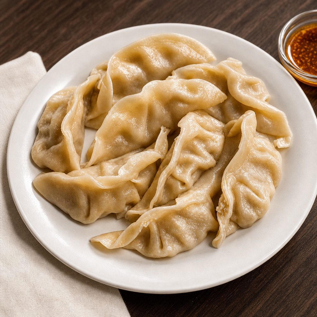 A4. Steamed Dumpling (8 pieces).