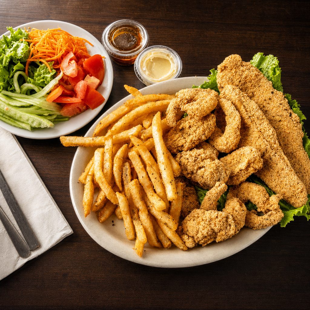 LF6. Seafood Fried Combo.