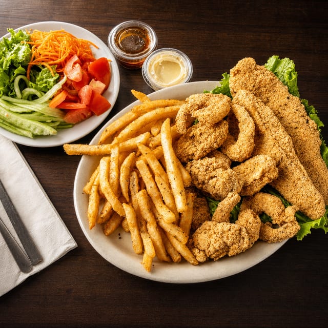 LF6. Seafood Fried Combo.