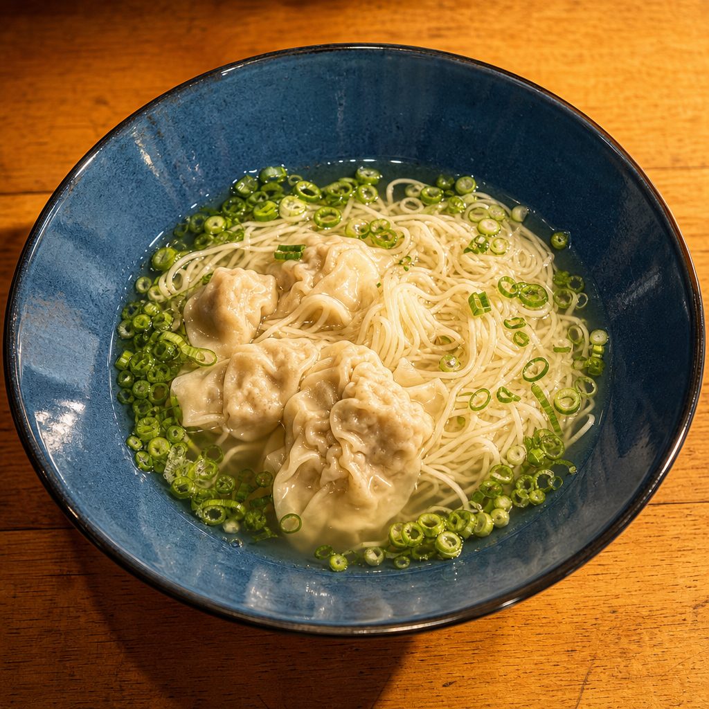 P9. Wonton Noodle Soup.